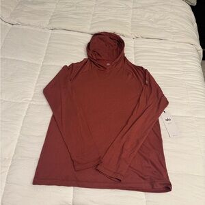 Alo Yoga Core Hooded Runner (Mars Clay